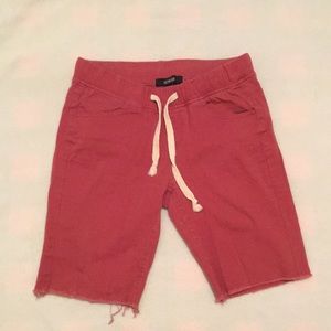 Cerise color shorts